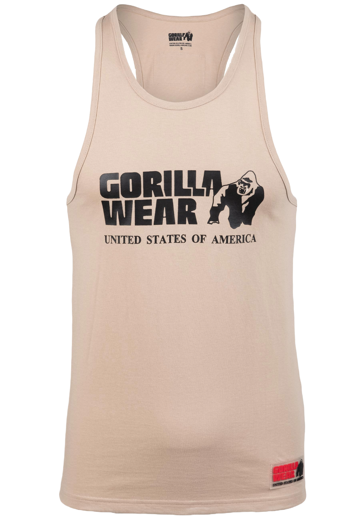 Gorilla Wear Classic Tank Top, light brown