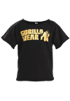 Gorilla Wear Classic Workout Top, black/gold
