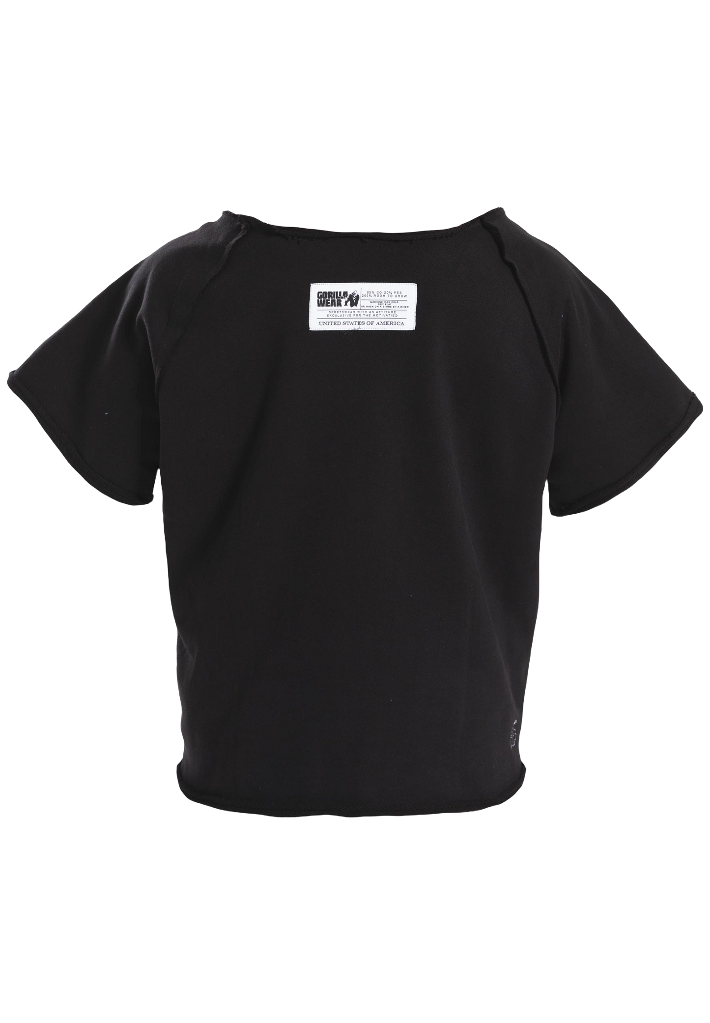 Gorilla Wear Classic Workout Top, black/gold
