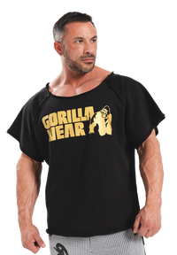 Gorilla Wear Classic Workout Top, black/gold