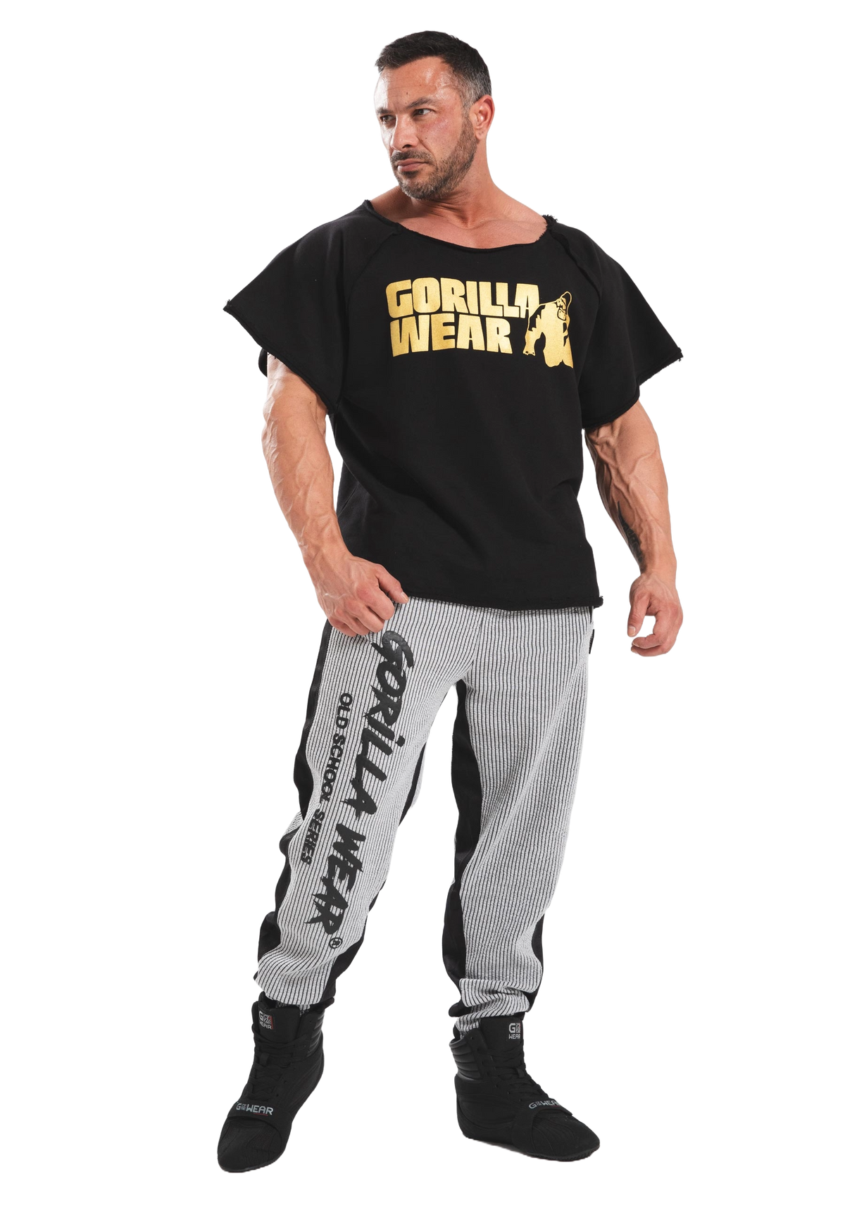 Gorilla Wear Classic Workout Top, black/gold