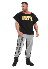 Gorilla Wear Classic Workout Top, black/gold