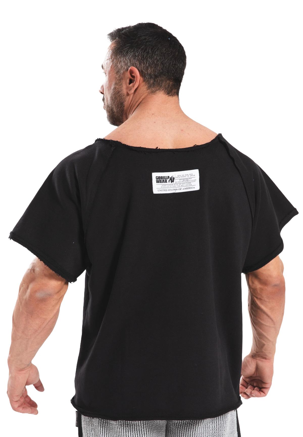 Gorilla Wear Classic Workout Top, black/gold