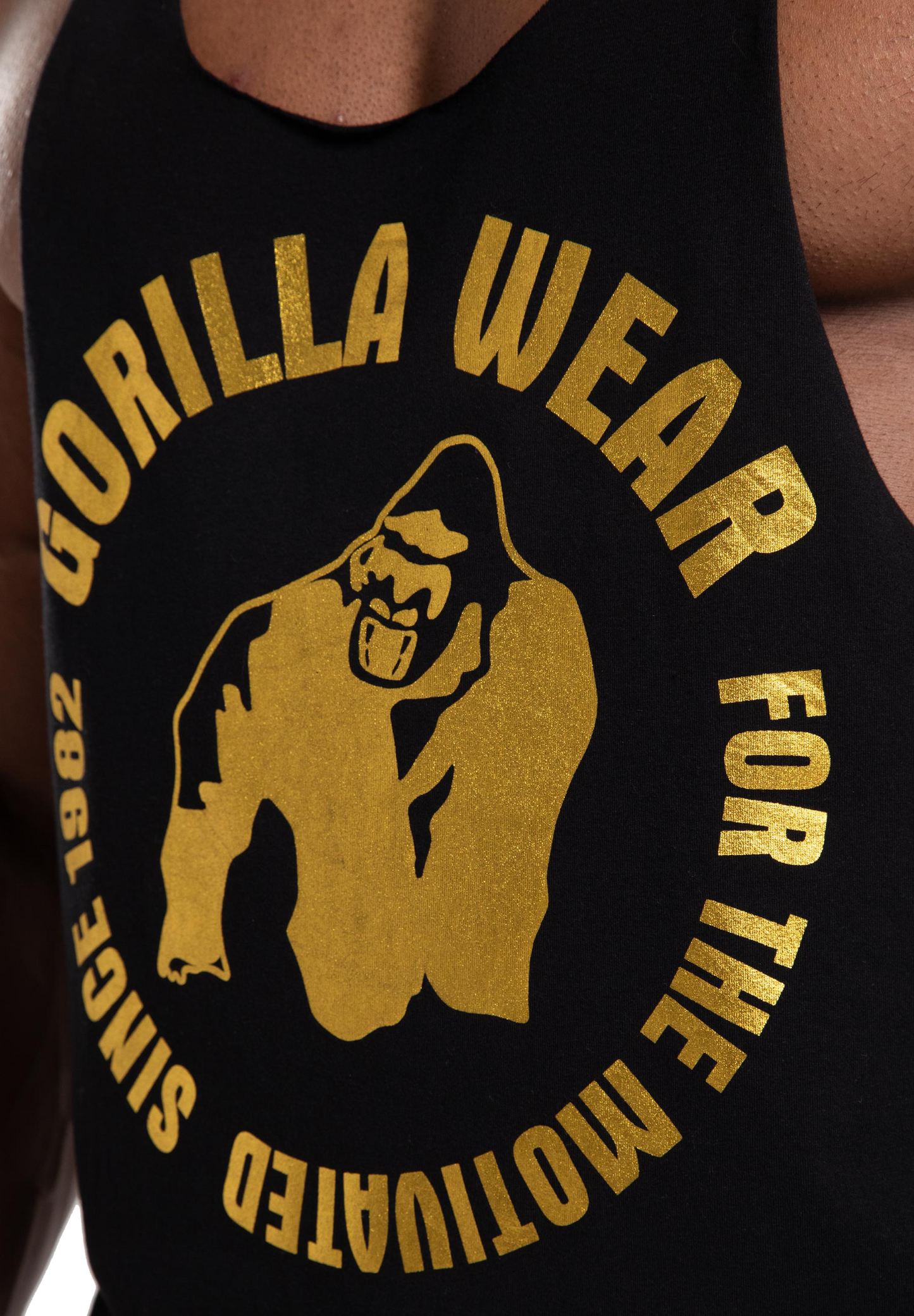 Gorilla Wear Melrose Stringer, black gold