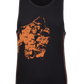 Gorilla Wear Monterey Tank Top, black/orange