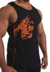Gorilla Wear Monterey Tank Top, black/orange