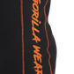 Gorilla Wear Monterey Tank Top, black/orange