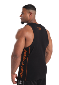 Gorilla Wear Monterey Tank Top, black/orange