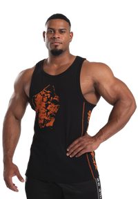 Gorilla Wear Monterey Tank Top, black/orange