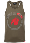 Gorilla Wear Lafayette Racerback Tank Top, army green