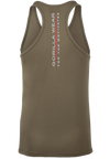 Gorilla Wear Lafayette Racerback Tank Top, army green