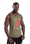 Gorilla Wear Lafayette Racerback Tank Top, army green