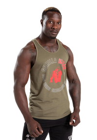 Gorilla Wear Lafayette Racerback Tank Top, army green