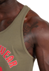 Gorilla Wear Lafayette Racerback Tank Top, army green