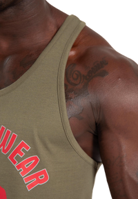 Gorilla Wear Lafayette Racerback Tank Top, army green