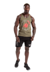 Gorilla Wear Lafayette Racerback Tank Top, army green