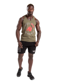 Gorilla Wear Lafayette Racerback Tank Top, army green