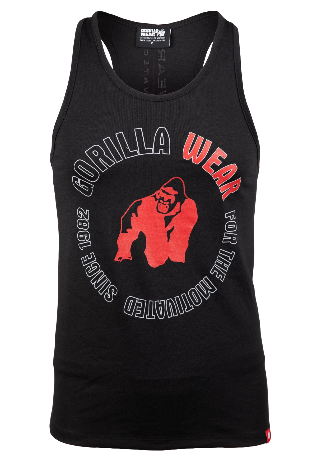 Gorilla Wear Lafayette Racerback Tank Top, black