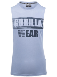 Gorilla Wear Lopez Drop Armhole Tank Top, stonewash blue