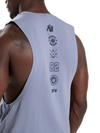 Gorilla Wear Lopez Drop Armhole Tank Top, stonewash blue