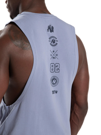Gorilla Wear Lopez Drop Armhole Tank Top, stonewash blue