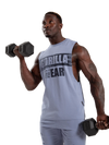 Gorilla Wear Lopez Drop Armhole Tank Top, stonewash blue