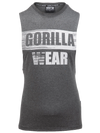 Gorilla Wear Lopez Drop Armhole Tank Top, dark grey melange
