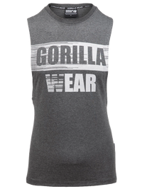Gorilla Wear Lopez Drop Armhole Tank Top, dark grey melange