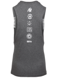 Gorilla Wear Lopez Drop Armhole Tank Top, dark grey melange