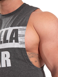 Gorilla Wear Lopez Drop Armhole Tank Top, dark grey melange