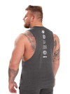 Gorilla Wear Lopez Drop Armhole Tank Top, dark grey melange