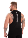 Gorilla Wear Lopez Drop Armhole Tank Top, black