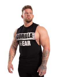 Gorilla Wear Lopez Drop Armhole Tank Top, black