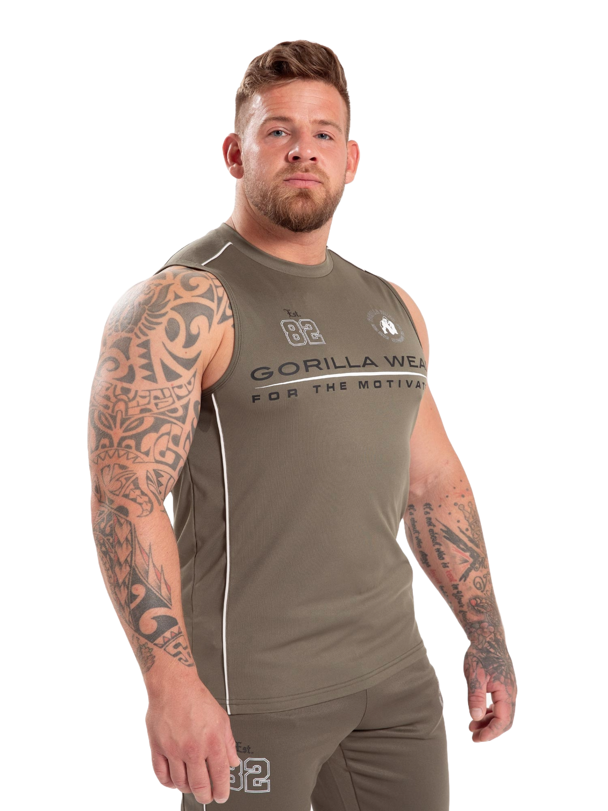 Gorilla Wear Broxton Tank Top, army green