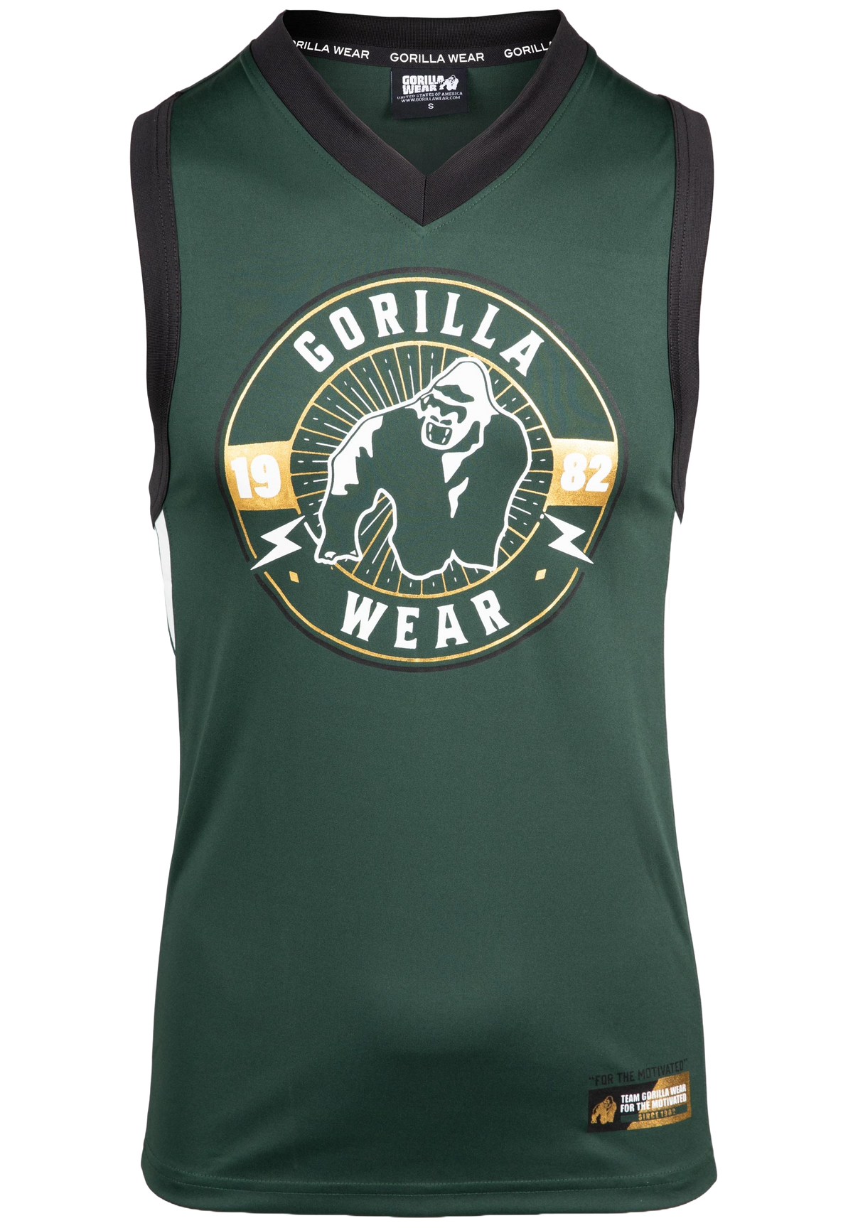 Gorilla Wear Orlando Jersey Tank Top, green
