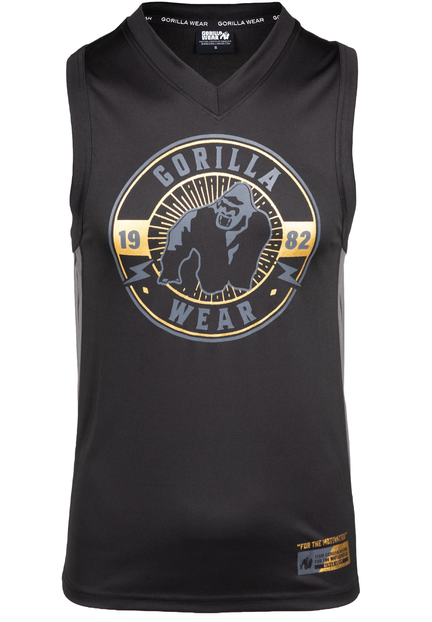 Gorilla Wear Orlando Jersey Tank Top, black