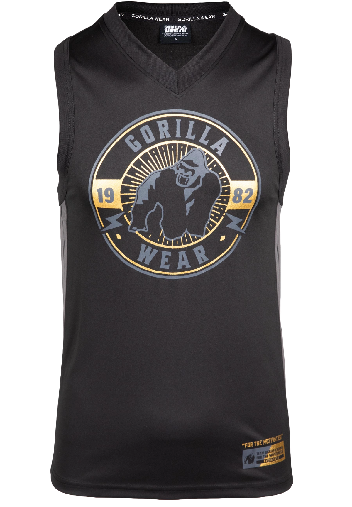 Gorilla Wear Orlando Jersey Tank Top, black