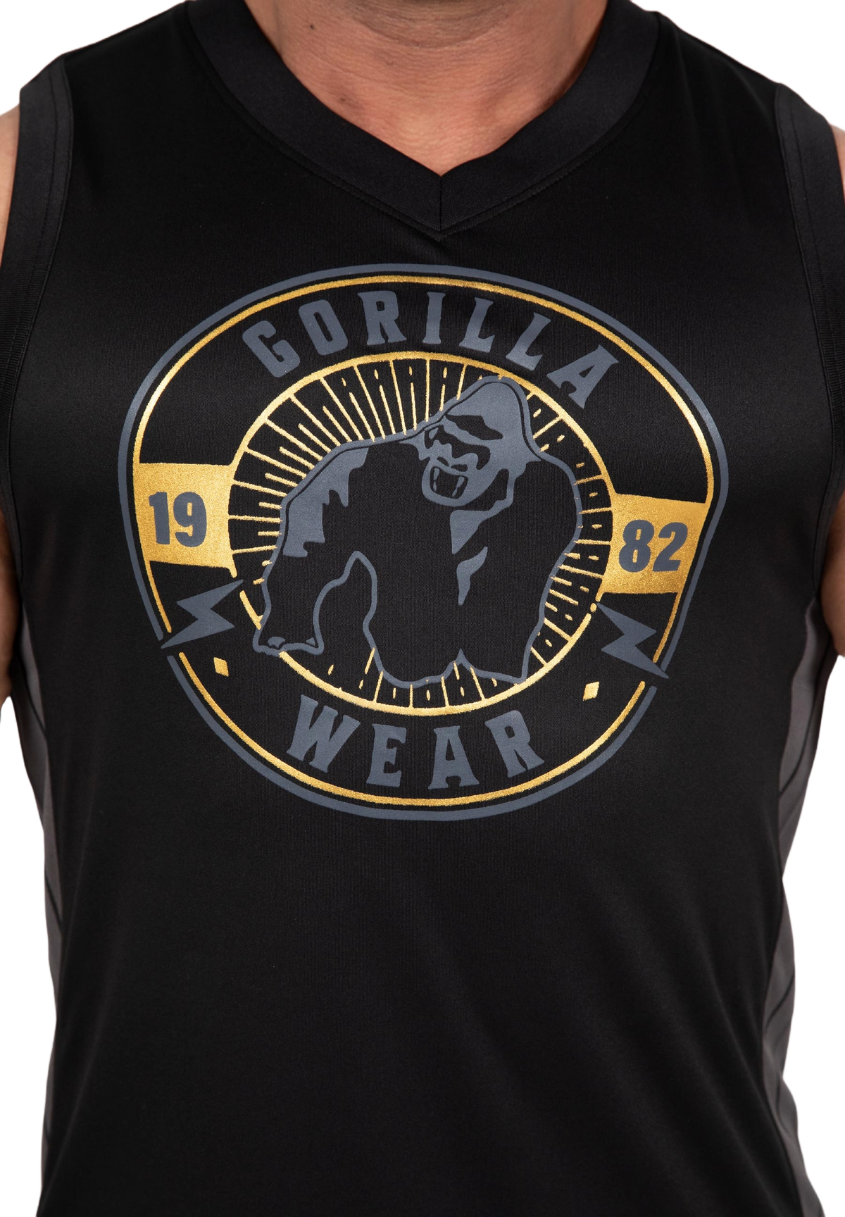 Gorilla Wear Orlando Jersey Tank Top, black