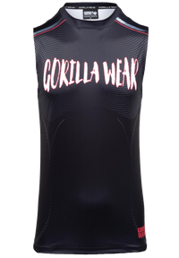 Gorilla Wear Clayton Tank Top, black/red