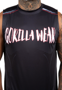 Gorilla Wear Clayton Tank Top, black/red
