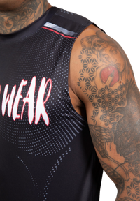 Gorilla Wear Clayton Tank Top, black/red
