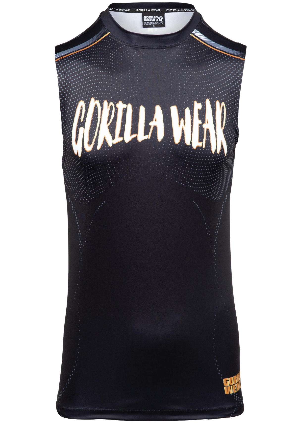 Gorilla Wear Clayton Tank Top, black/gold