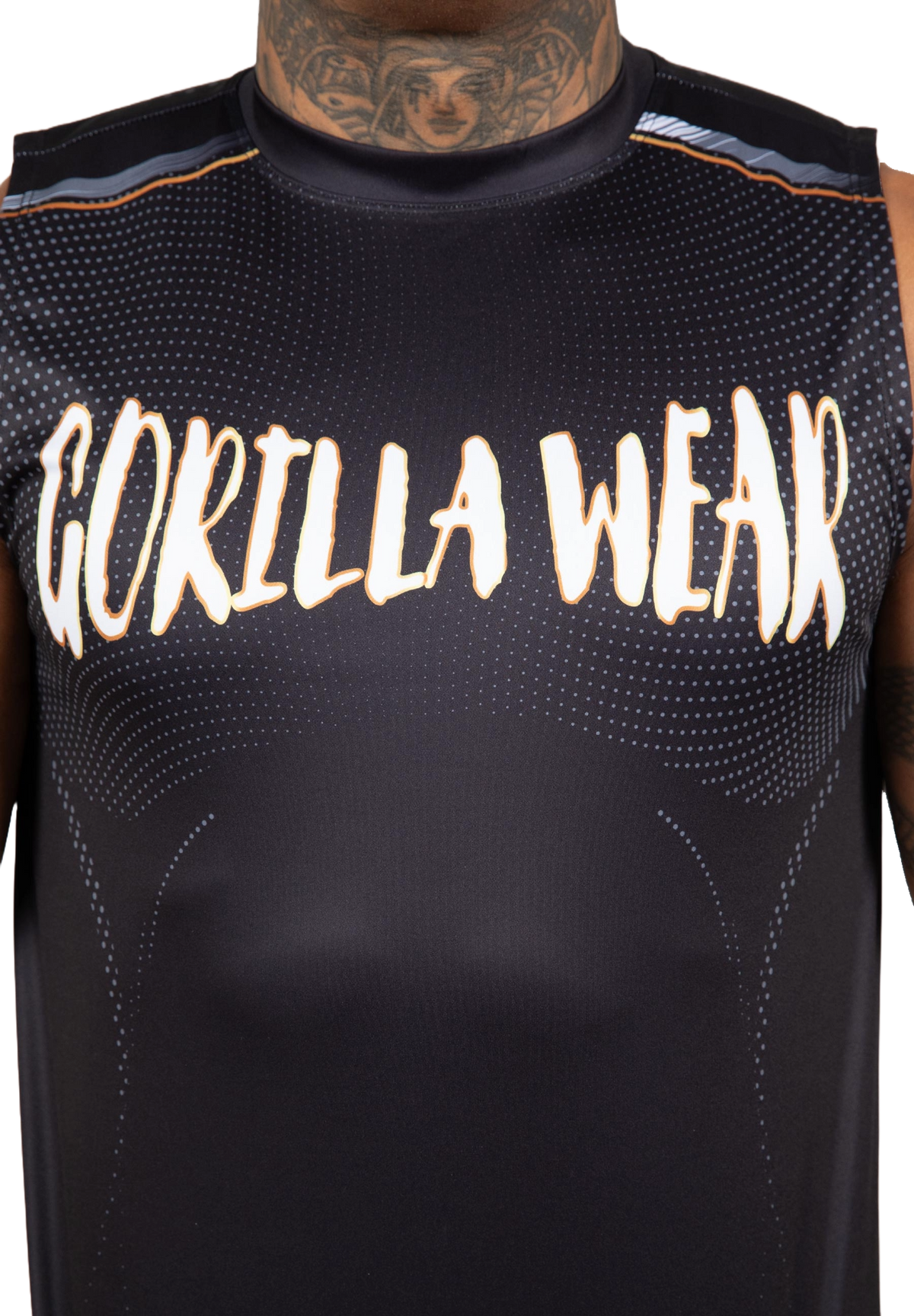 Gorilla Wear Clayton Tank Top, black/gold