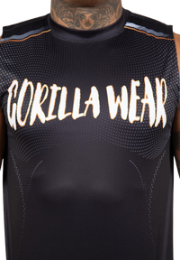 Gorilla Wear Clayton Tank Top, black/gold
