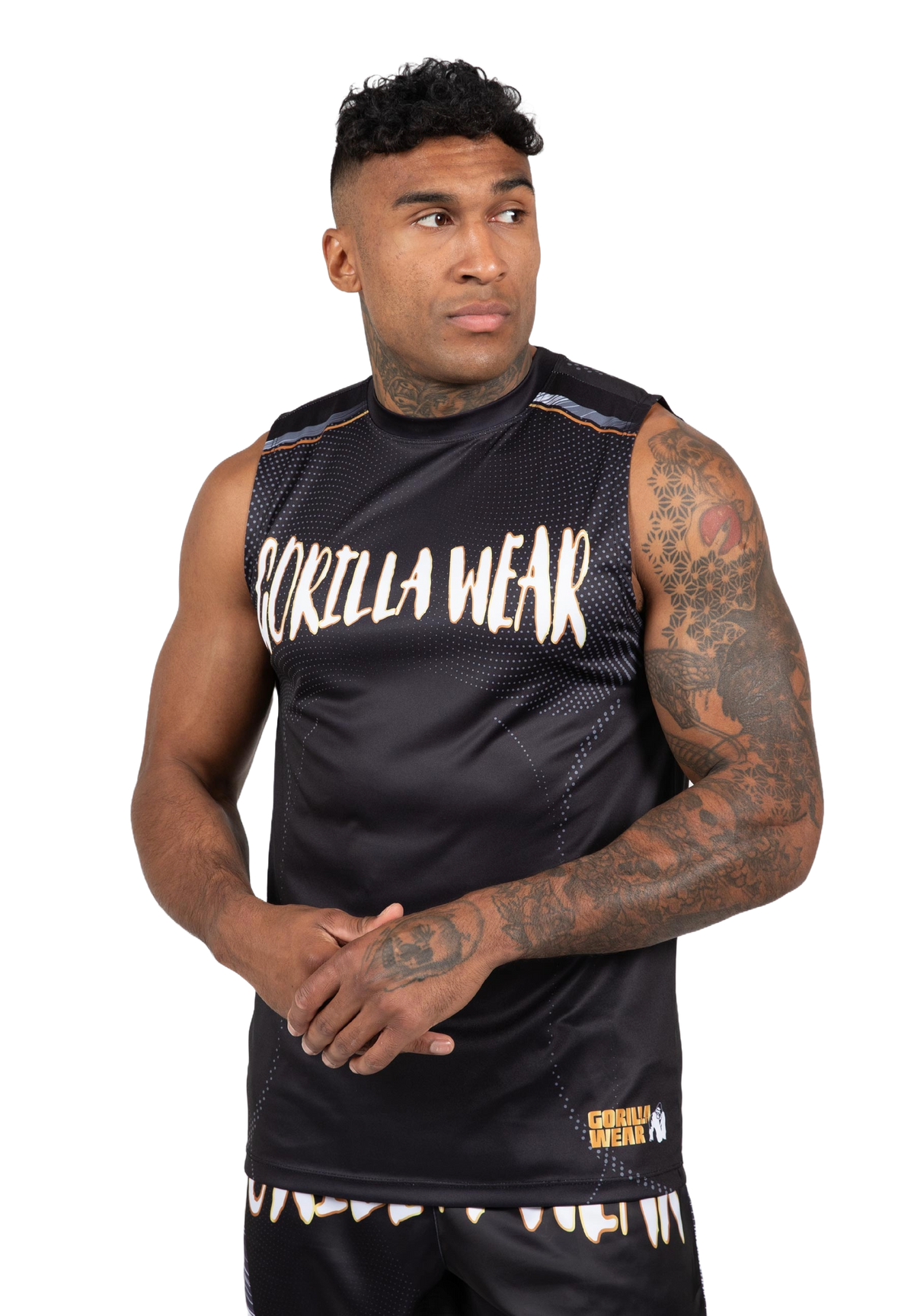 Gorilla Wear Clayton Tank Top, black/gold