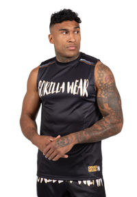 Gorilla Wear Clayton Tank Top, black/gold