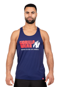 Gorilla Wear Classic Training Tank Top, navy