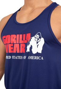 Gorilla Wear Classic Training Tank Top, navy