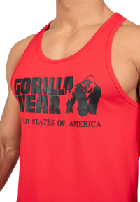 Gorilla Wear Classic Training Tank Top, red