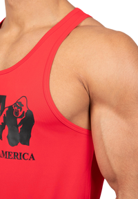 Gorilla Wear Classic Training Tank Top, red